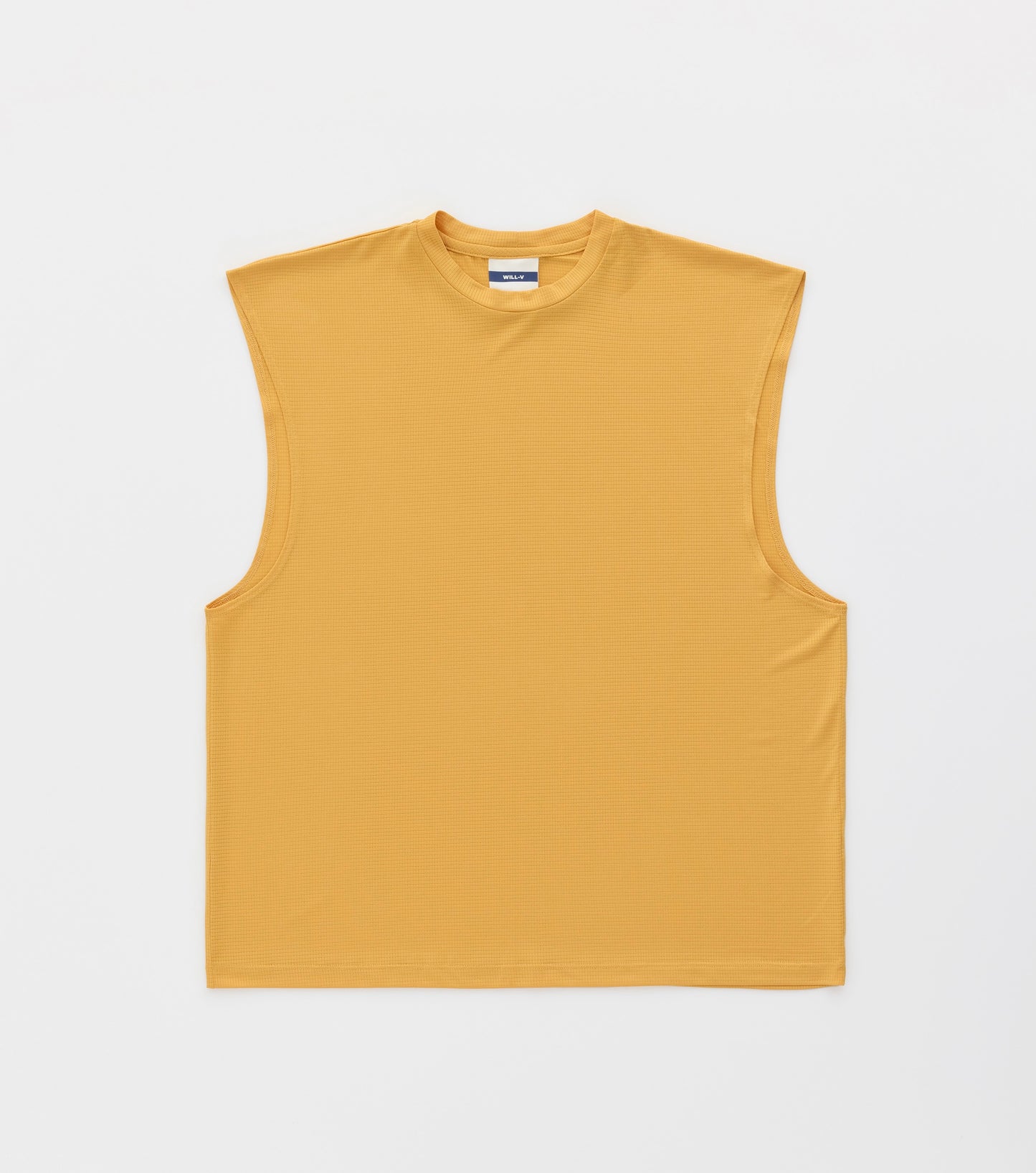 SLEEVELESS SWEAT SHIRT - GOLD