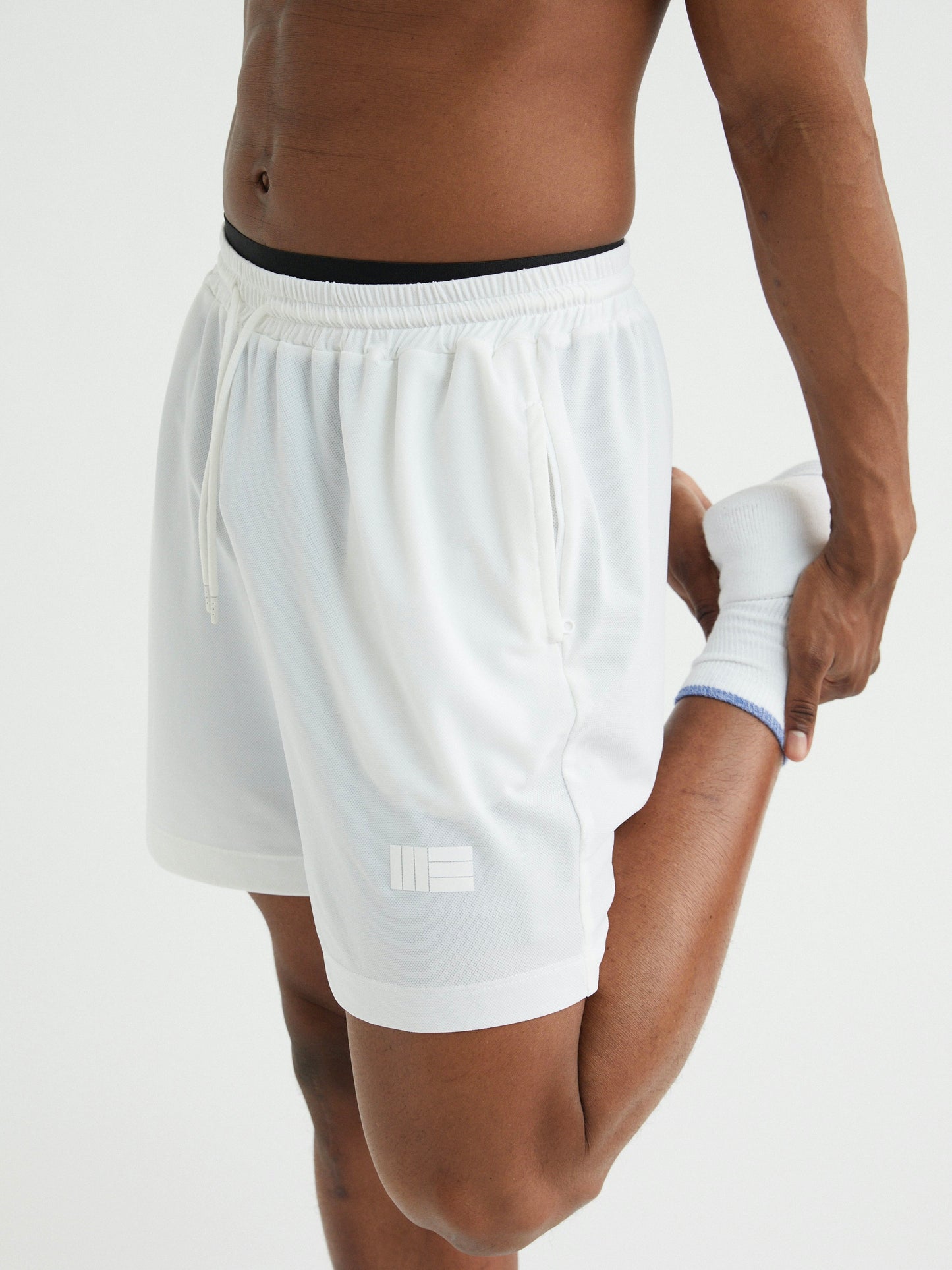 Mens Premium Athletic Sport Shorts Made in NYC - White