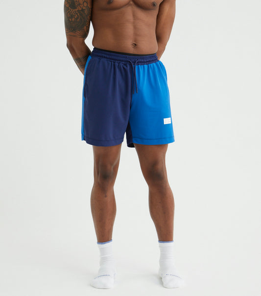 Mens Premium Athletic Sport Shorts Made in NYC - Blue / Navy