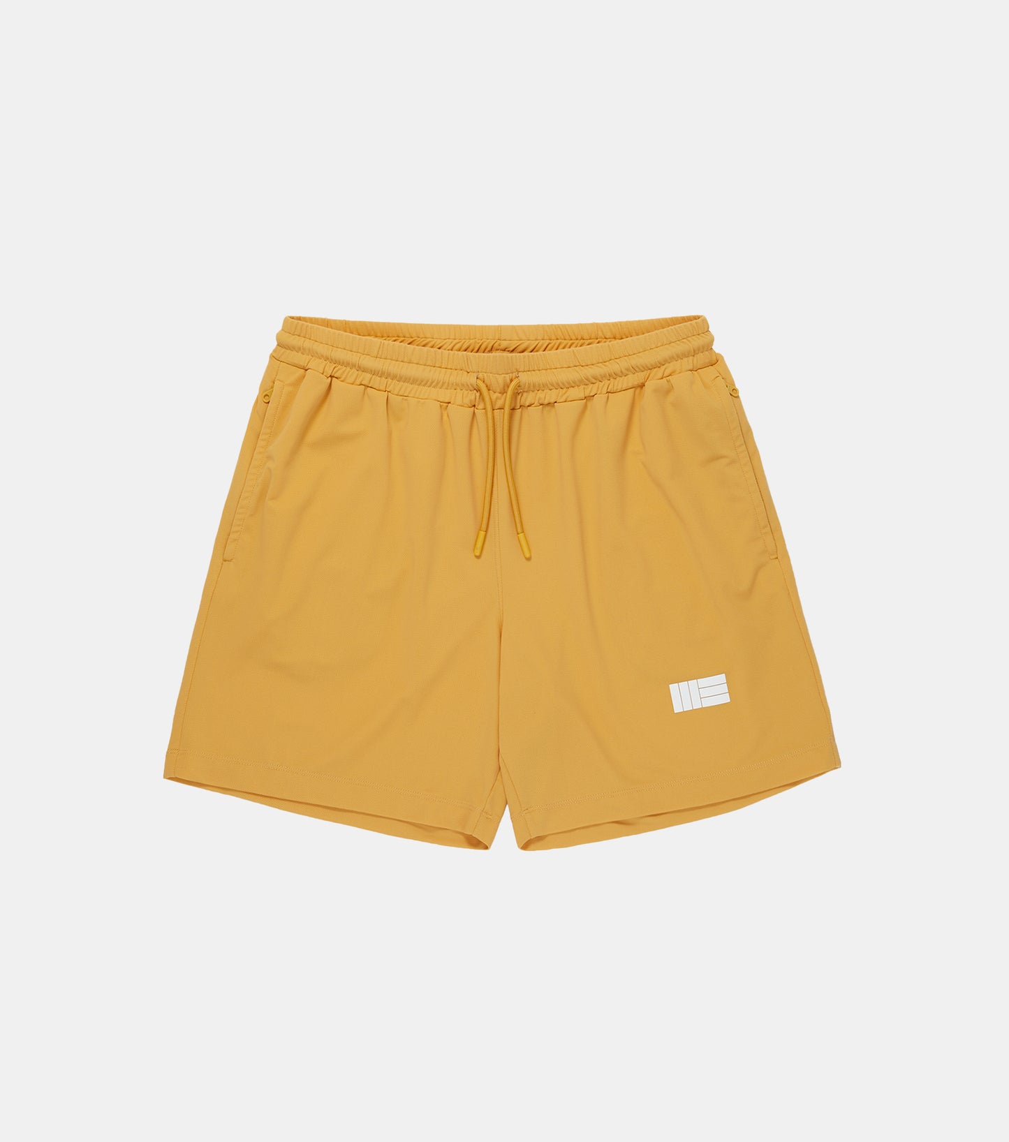 Mens Premium Athletic Sport Shorts Made in NYC - Yellow