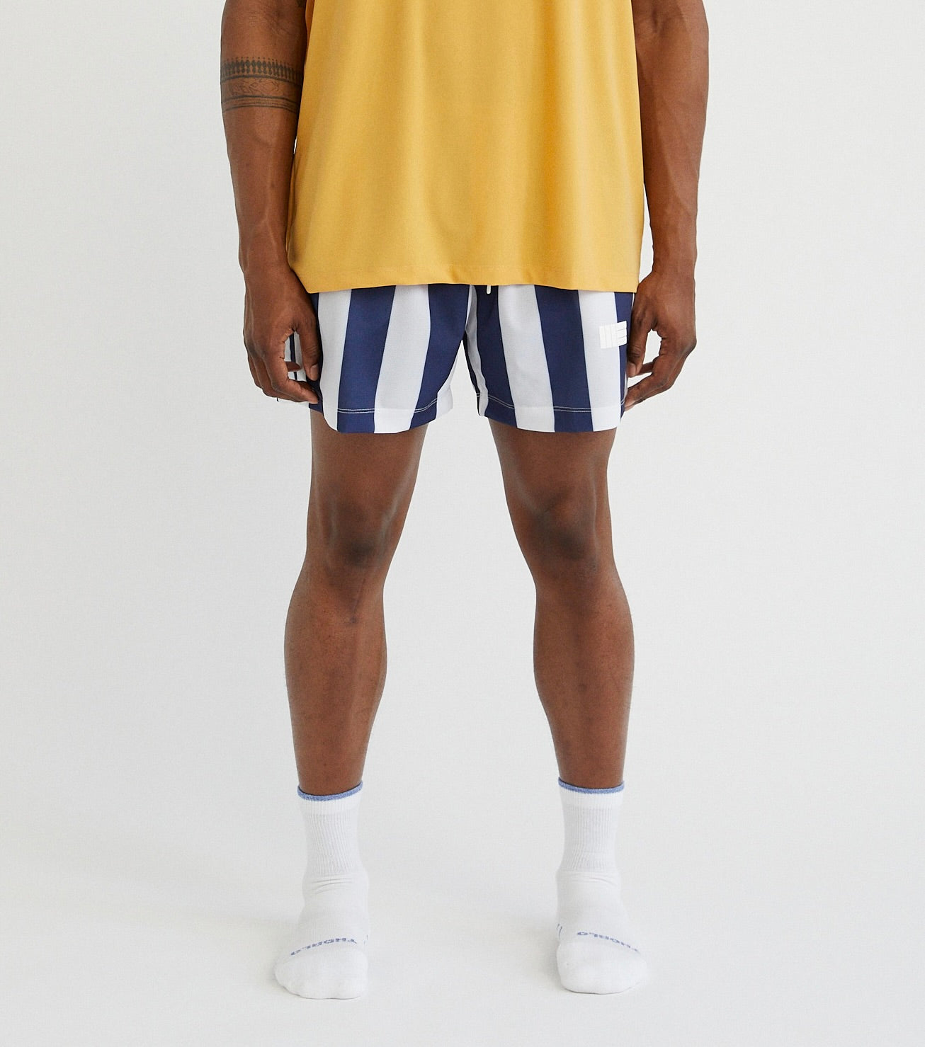 HOOSIER SHORT - WHITE / NAVY