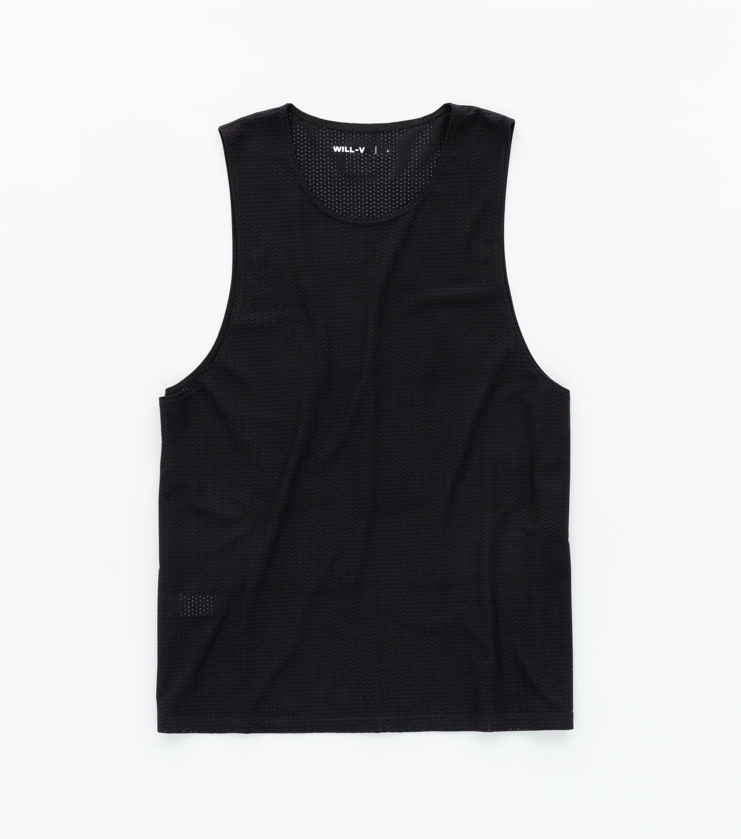 Mens Premium Italian Mesh Sport Tank Made in NYC - Black