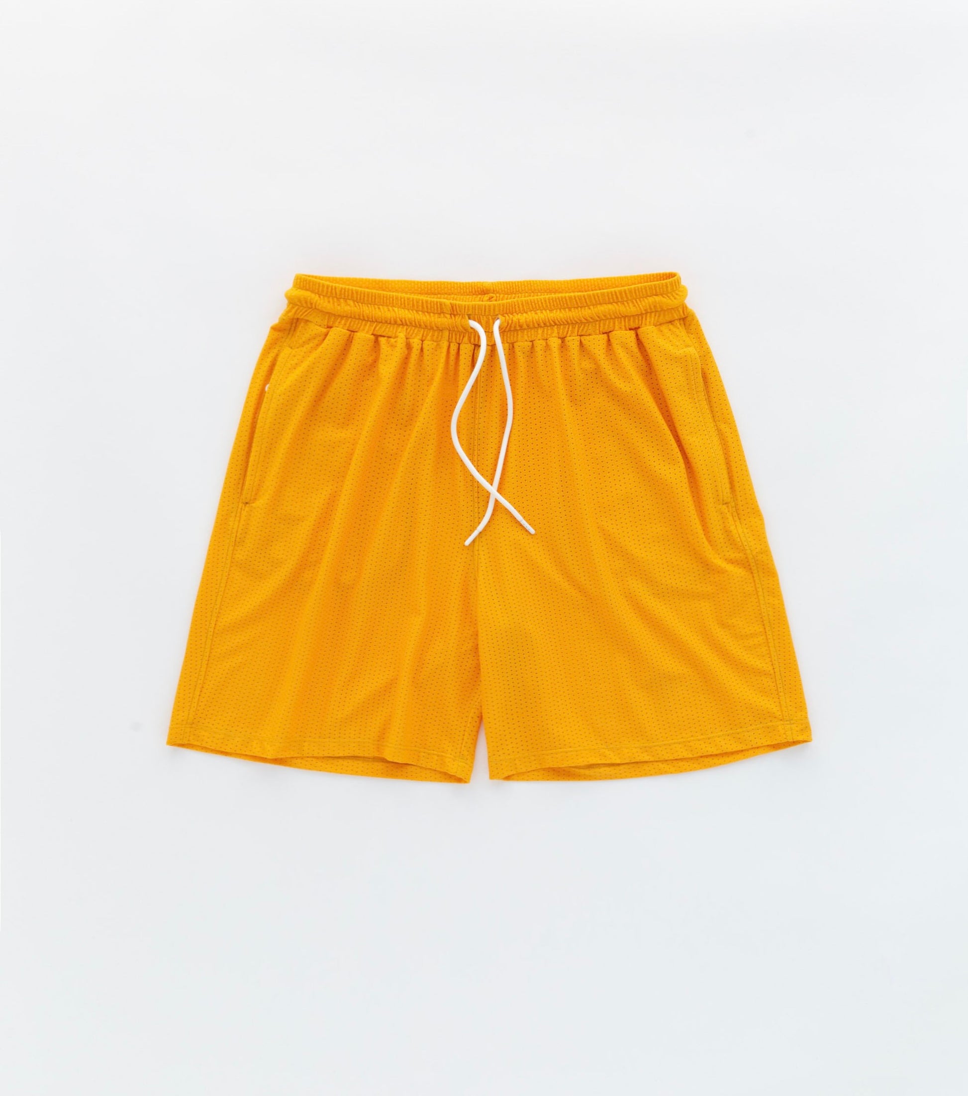 mens yellow dress shorts Mustard Yellow Cotton Tailored Shorts