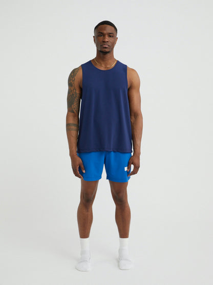 Mens Premium Athletic Tank Made in NYC - Navy