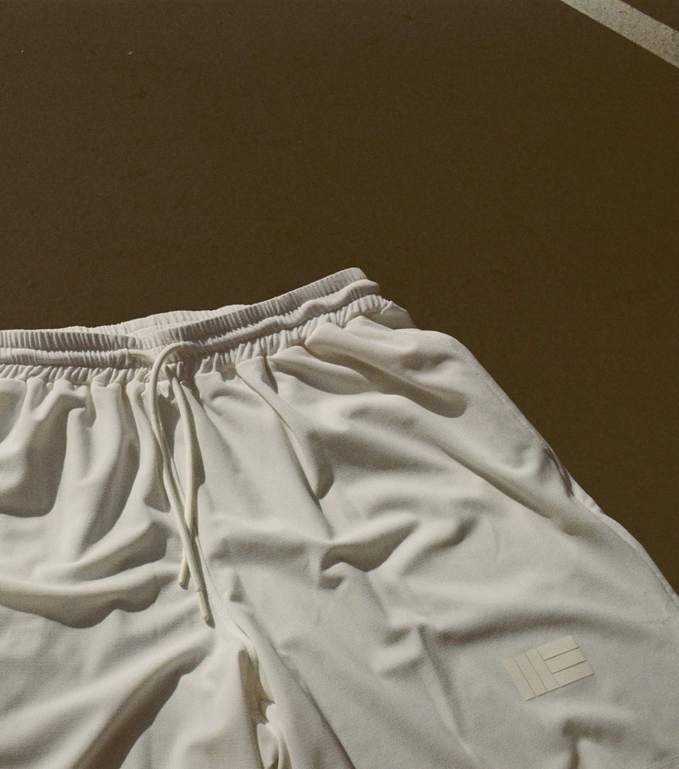 Mens Premium Athletic Sport Shorts Made in NYC - White